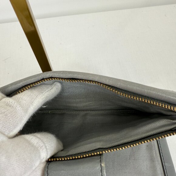 Fossil Ellis Multifunction Gray Leather Wallet - Picture 8 of 8